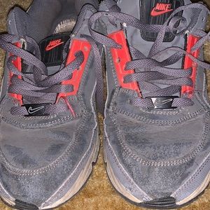 Used Nike air maxes. Had the pair for less than a year